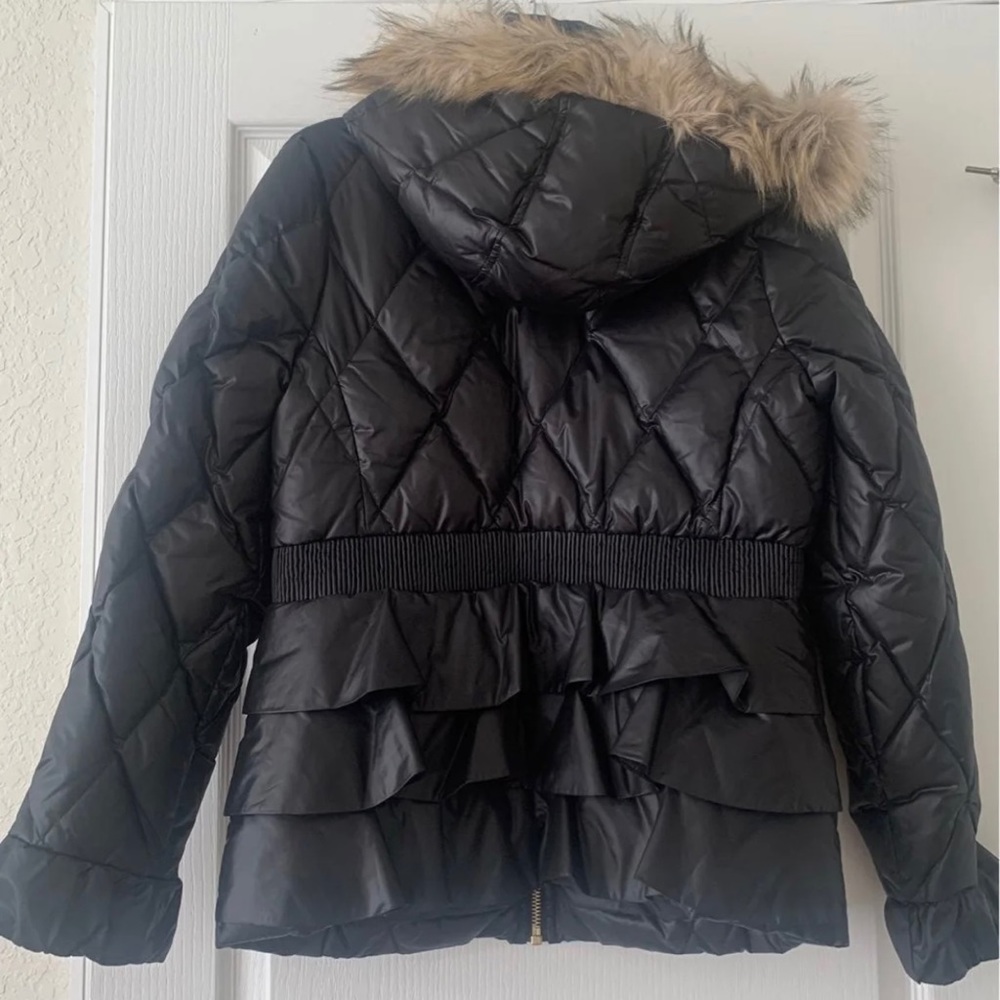 Juicy Couture Ruffle Puffer Jacket